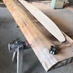 KUKUウッドサーフボード製作開始！