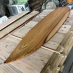 ウッドサーフボードS-type　1回目塗装完了