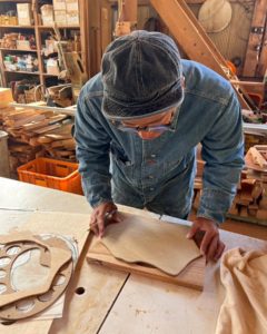 KUKU ハンバーグプレート製作中