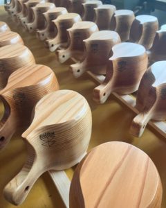 KUKU BBQ CUP 塗装の様子
