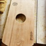 バランスボード製作中