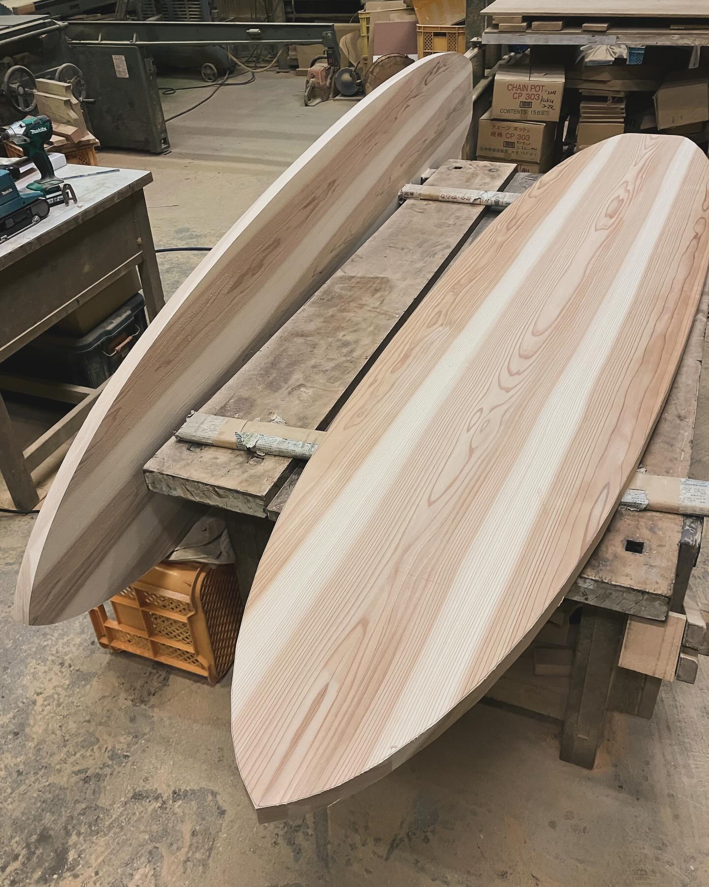 KUKU wood surfboard　custom made8’2″